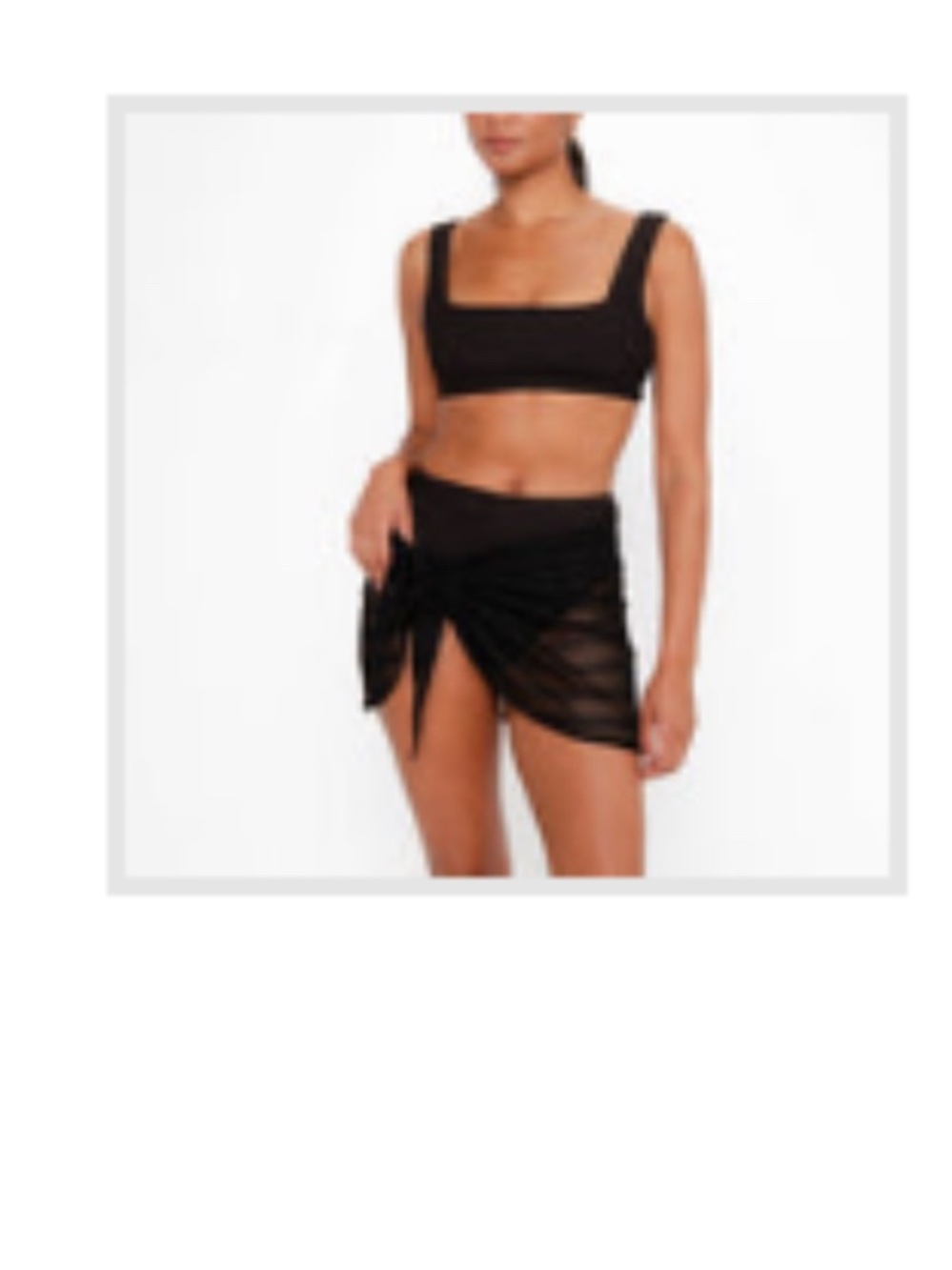 NWT Show me your Mumu black Lido sarong